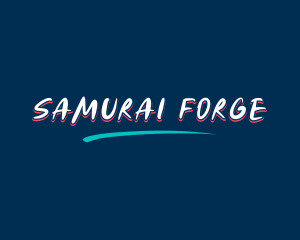 Samurai Hunter Player logo design