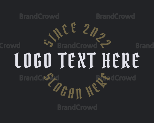 Gothic Style Branding Logo