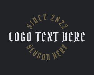 Antique - Gothic Style Branding logo design