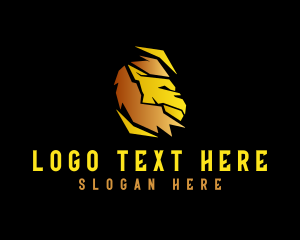 Lion Animal  Wildlife Logo