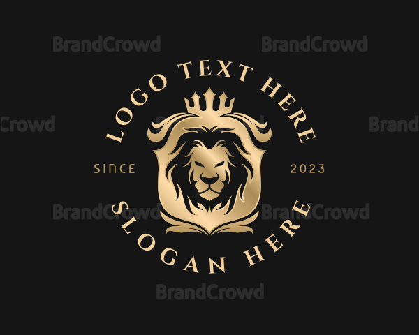 Lion Royal Crown Logo