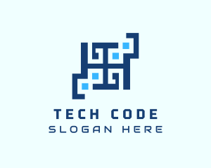 Code - Digital Tech Code logo design