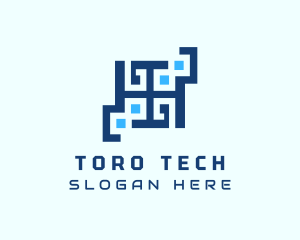 Digital Tech Code logo design