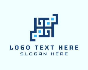 Internet - Digital Tech Code logo design