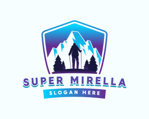 Hiking Mountain Outdoor Logo