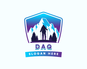 Hiking Mountain Outdoor Logo