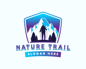 Outdoors - Hiking Mountain Outdoor logo design