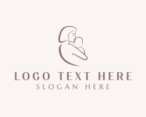 Parenting - Mother Baby Maternity logo design