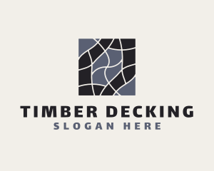 Decking - Artistic Tile Pattern Design logo design