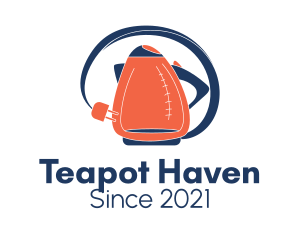 Teapot - Electric Kettle Appliance logo design