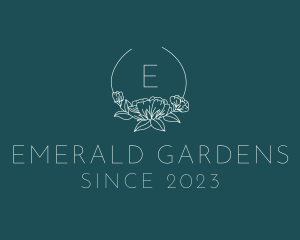 Wedding Floral Garden logo design