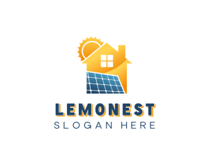 Solar - Home Solar Power logo design
