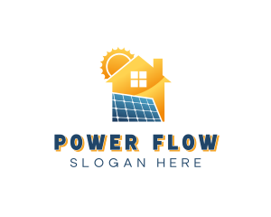 Home Solar Power logo design