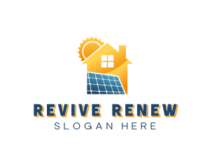 Home Solar Power logo design