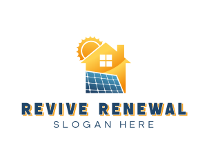 Home Solar Power logo design