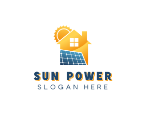 Solar - Home Solar Power logo design