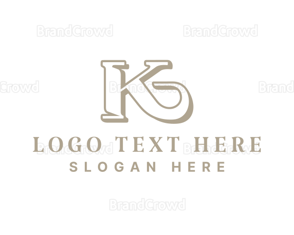 Luxury Business Firm Letter K Logo