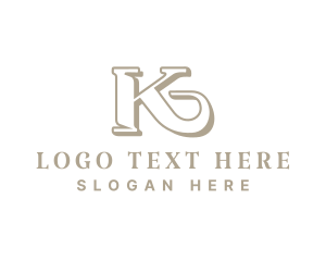Alphabet - Luxury Business Firm Letter K logo design