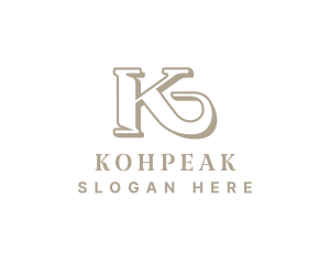 Luxury Business Firm Letter K logo design