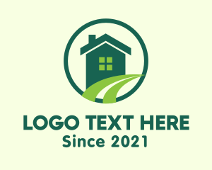 Green - Modern Green Home logo design