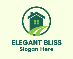 Modern Green Home Logo