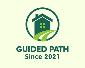 Modern Green Home logo design