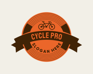 Biking - Retro Biking Badge logo design