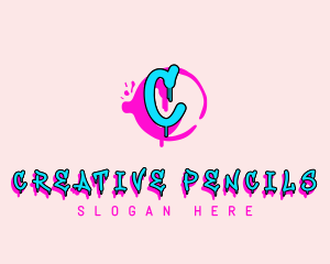 Creative Punk Graffiti logo design