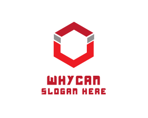 Magnet - Magnet Hexagon Cube logo design