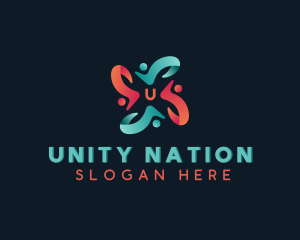 People Community Organization logo design