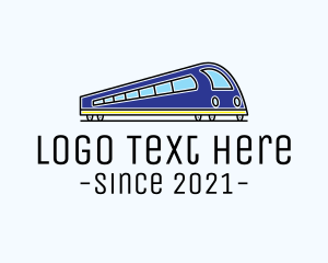 Wheels - Train Transportation Rail logo design