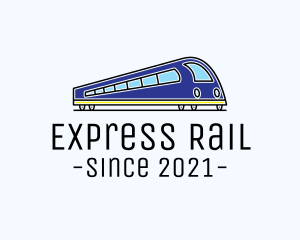 Railway - Train Transportation Rail logo design