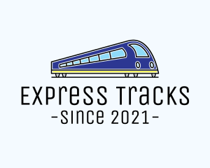 Train Transportation Rail logo design