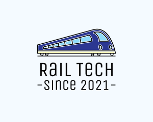 Train Transportation Rail logo design