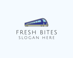 Train Transportation Rail logo design