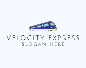 Train Transportation Rail logo design