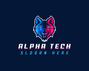 Alpha - Wild Wolf Predator logo design