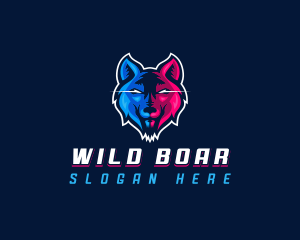 Wild Wolf Predator logo design