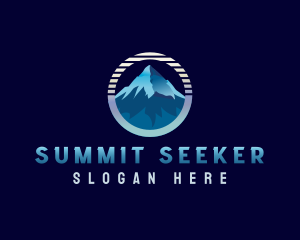 Mountain Peak Hiking logo design