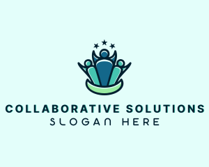 Teamwork - Professional Business Leader logo design