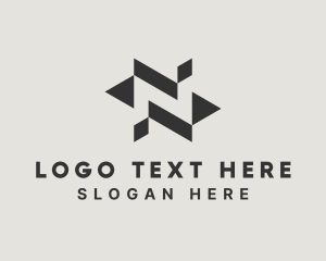 Letter N - Interior Design Architect logo design