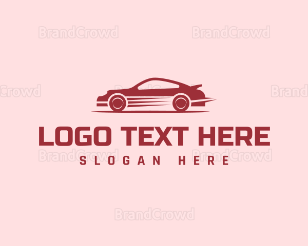 Red Racing Car Logo