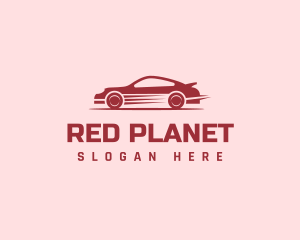 Red Racing Car logo design