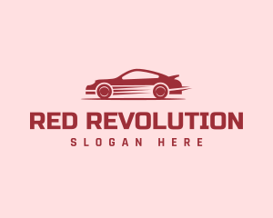 Red Racing Car logo design