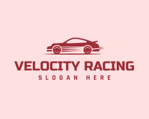 Red Racing Car logo design