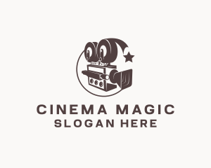 Cinema Film Camera logo design
