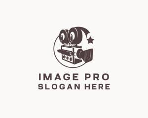 Cinema Film Camera logo design