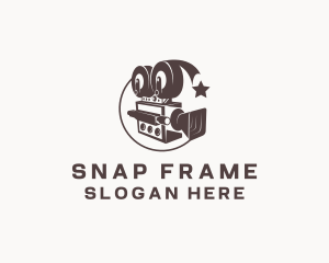 Cinema Film Camera logo design