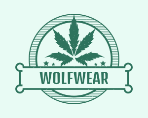 Marijuana Cannabis Badge Logo