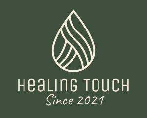 Spa Healing Oil  logo design